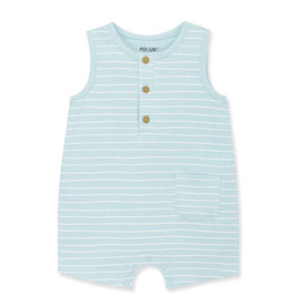 Focus Kids Focus Kids- Blue Rib Romper