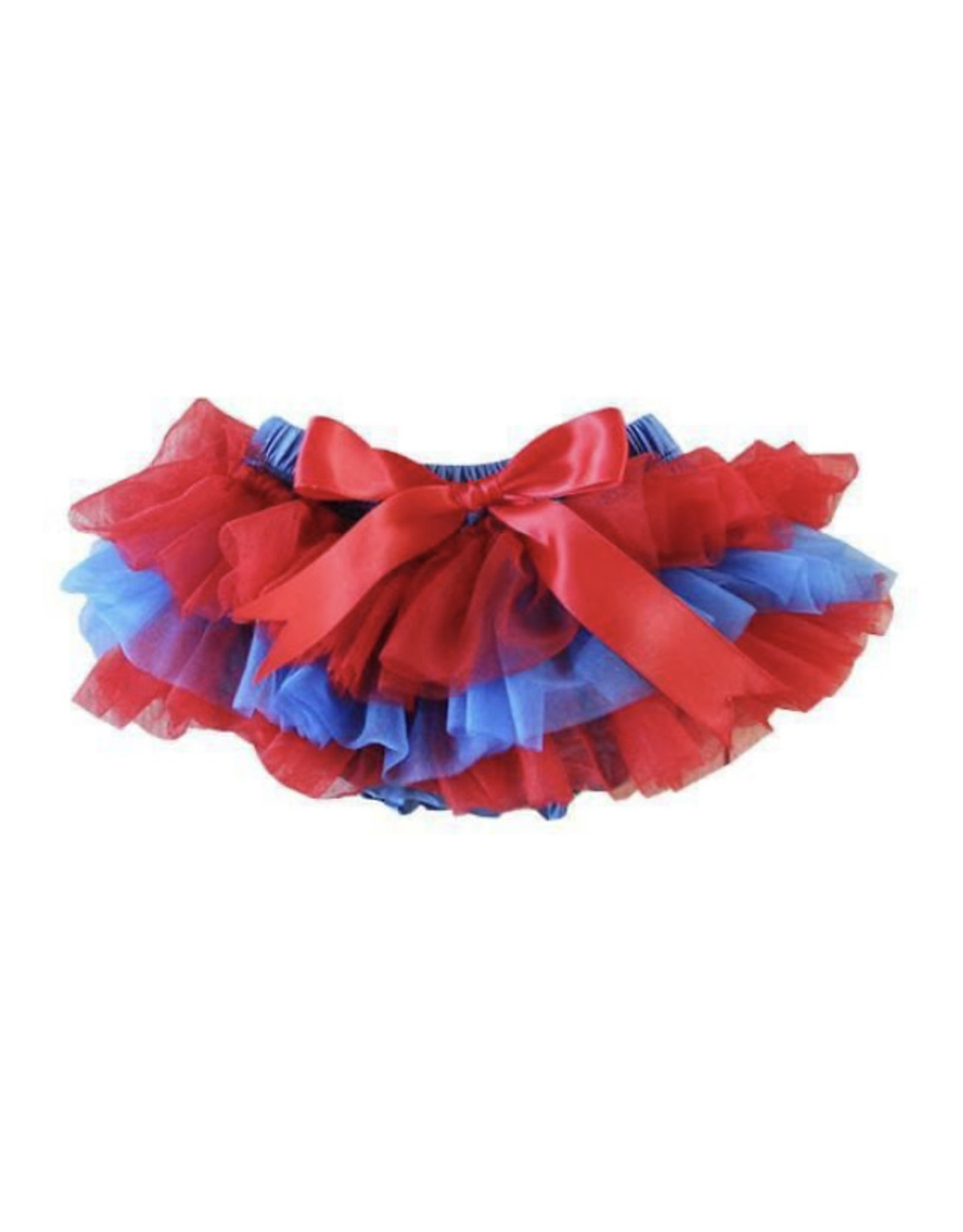 Mila & Rose Mila & Rose- Game Day Red/Blue Ruffle Tutu Bloomer