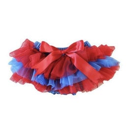 Mila & Rose Mila & Rose- Game Day Red/Blue Ruffle Tutu Bloomer