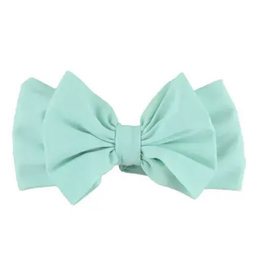 Ruffle Butts Ruffle Butts- Vintage Aqua Swim Bow Headband