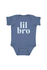 Sweet Wink Sweet Wink- Lil Bro Indigo/Light Blue S/S Bodysuit