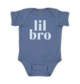 Sweet Wink Sweet Wink- Lil Bro Indigo/Light Blue S/S Bodysuit