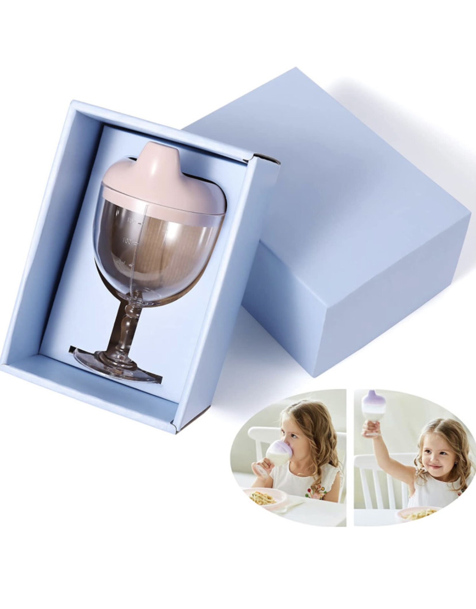 Baby Wine Sippy Cup: Pink