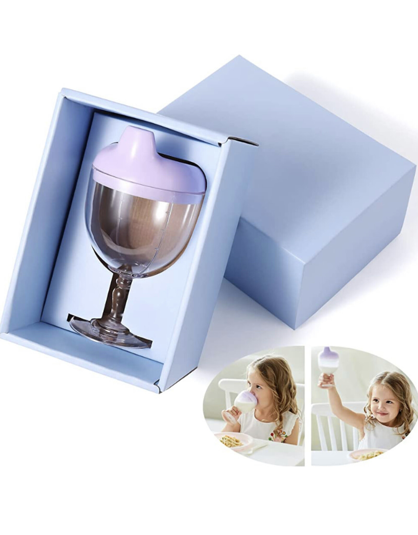 Baby Wine Sippy Cup: Purple