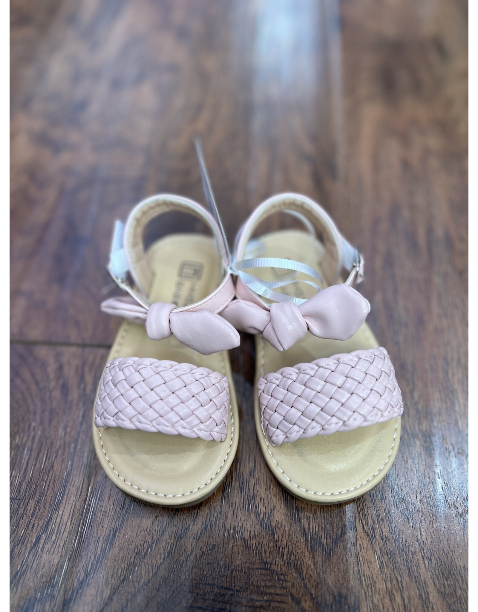 Light Pink Weaved Strap  Sandal