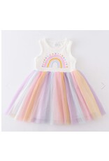 Rainbow Splash Tutu Dress