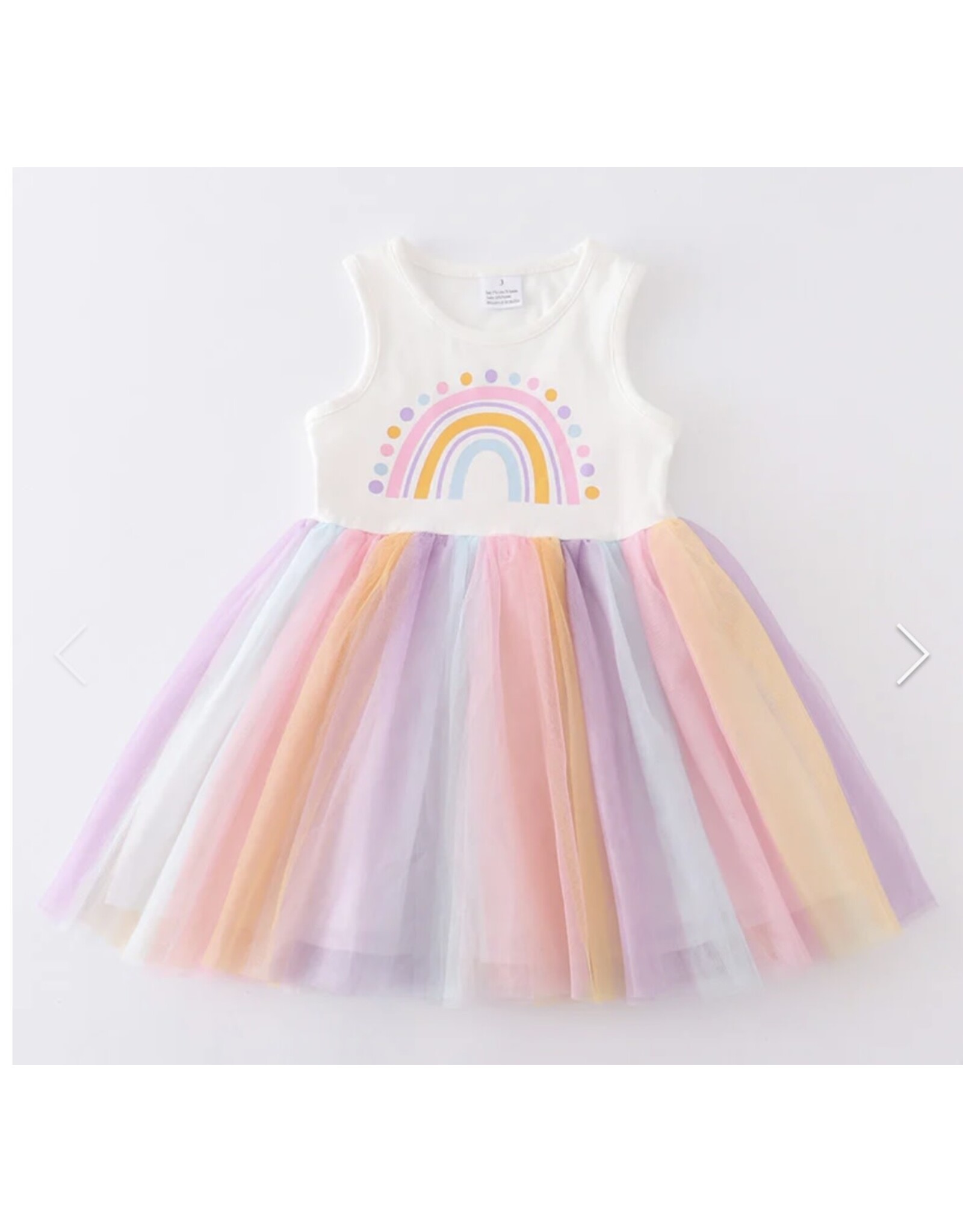 Rainbow Splash Tutu Dress