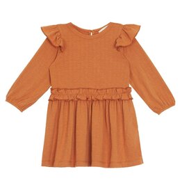 Mabel & Honey Mabel & Honey- Tangerine Textured Knit Dress