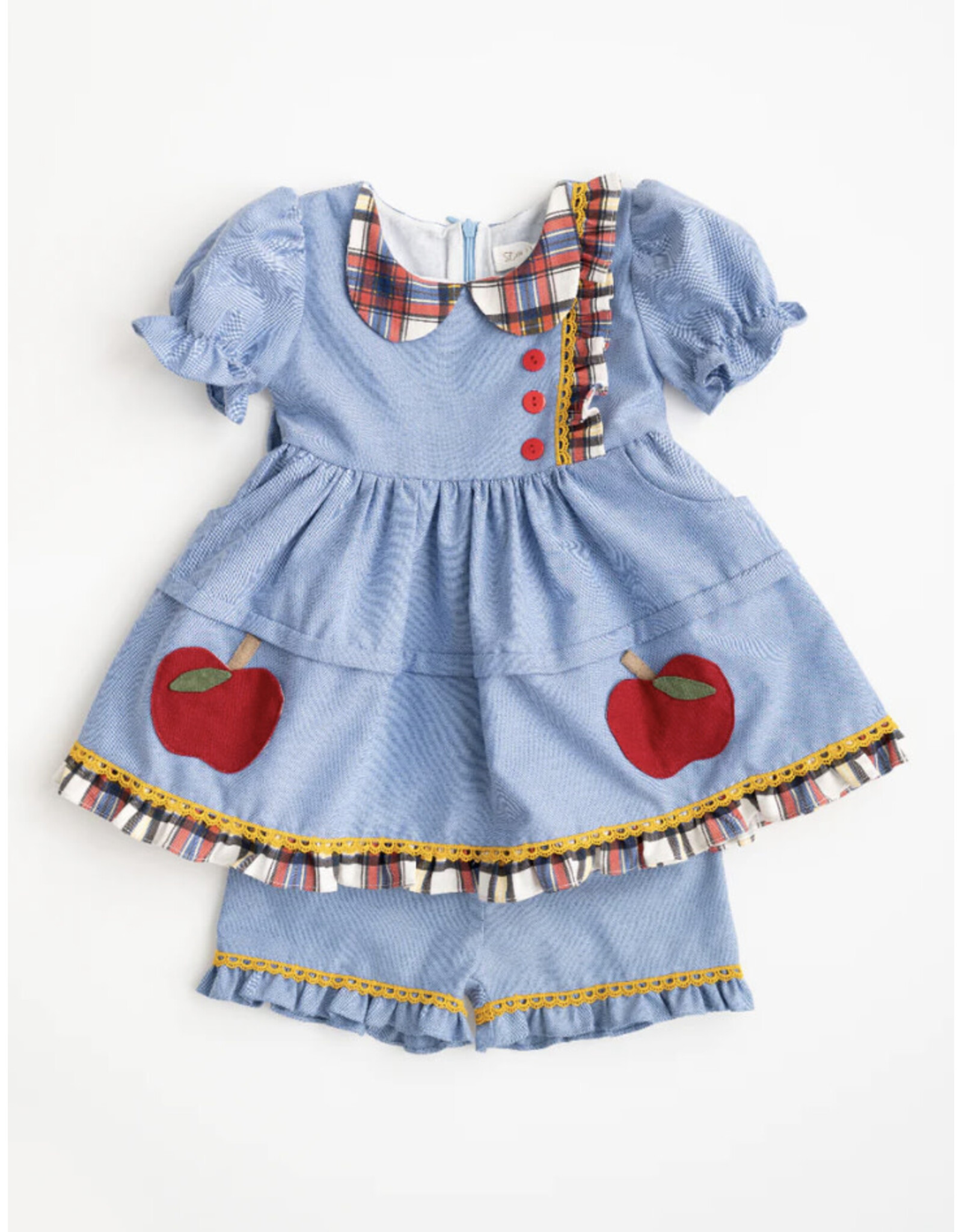 Evie's Closet Evie’s Closet- Apple Plaid Tunic Dress
