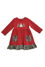 Millie Jay Millie Jay- Leopard Trees Applique Dress