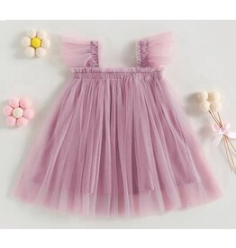 Dusty Pink Nora Tulle Dress