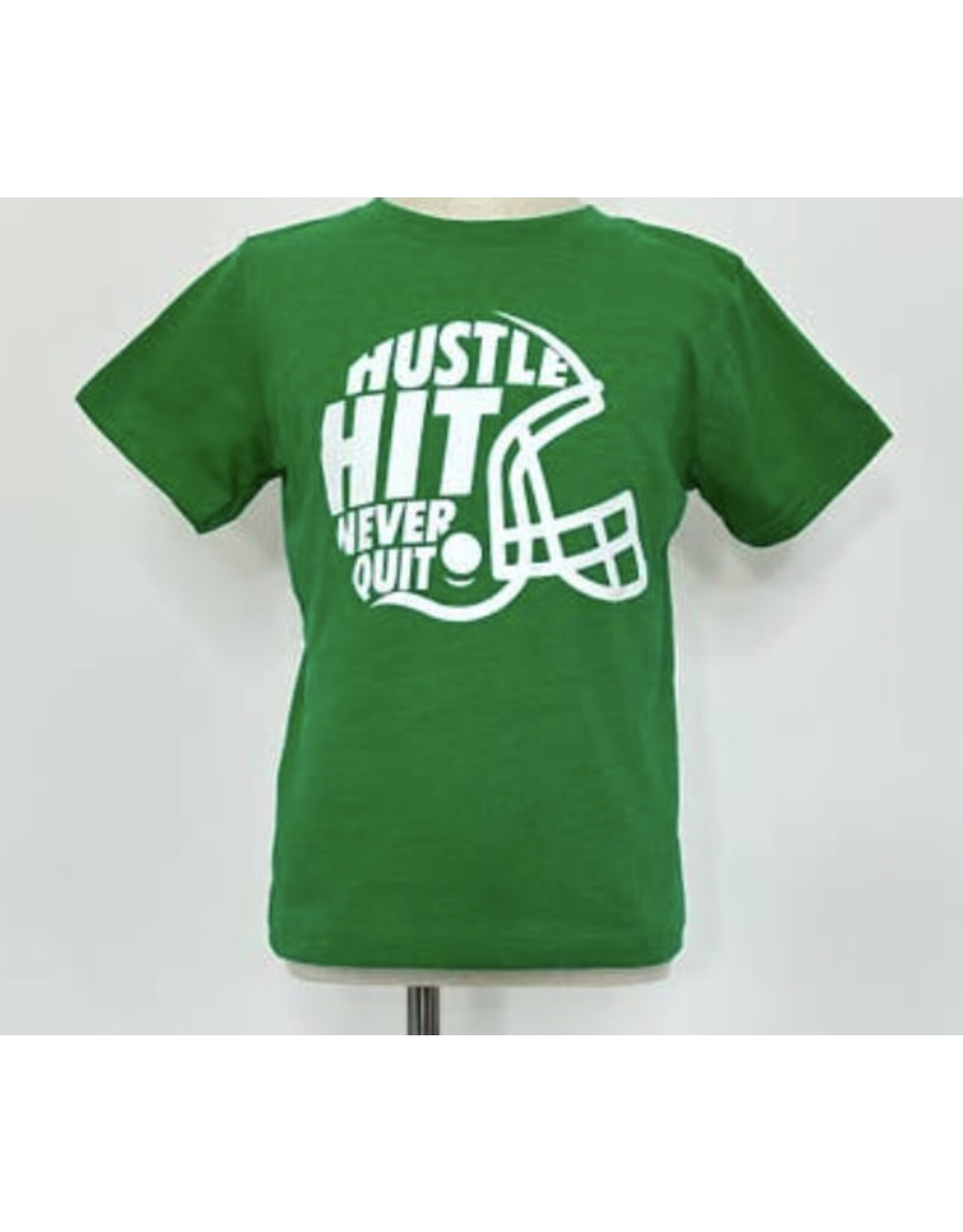 Hustle Never Quit TShirt: Green