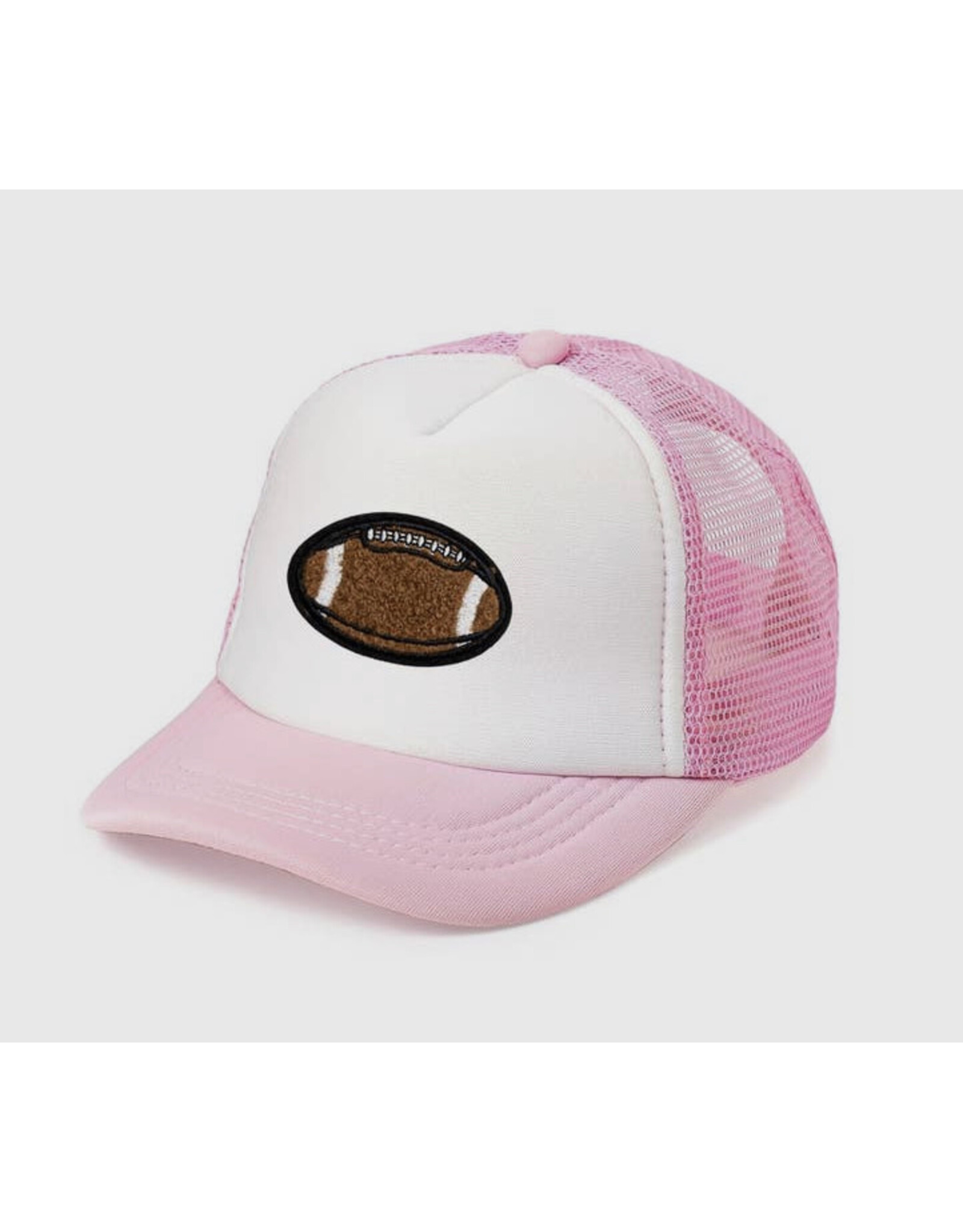Sweet Wink Sweet Wink- Football Patch Hat Pink