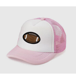 Sweet Wink- Football Patch Hat Pink