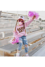 Sweet Wink Sweet Wink- Football Patch Hat Pink