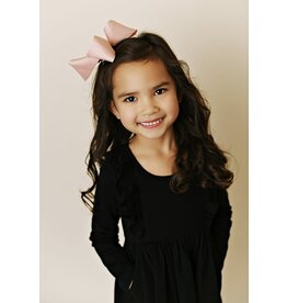 Swoon Baby Swoon Baby- Black Picot Pocket Bella Dress