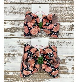 One Stop- Pumpkin Plaid Knot Bow