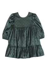 Isobella & Chloe Isobella & Chloe- Holiday Sage L/S Charmeuse Dress