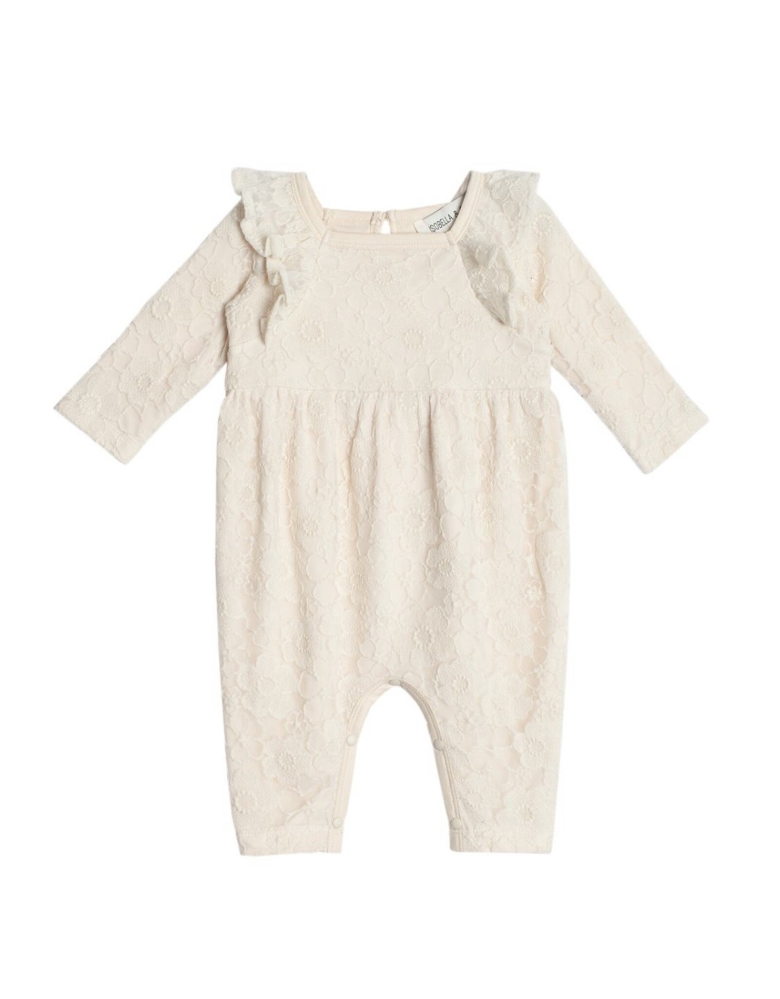 Isobella & Chloe Isobella & Chloe- Harmony Embroidered Soft Netting Romper