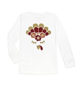 Sweet Wink- Turkey Flower Crown L/S Shirt