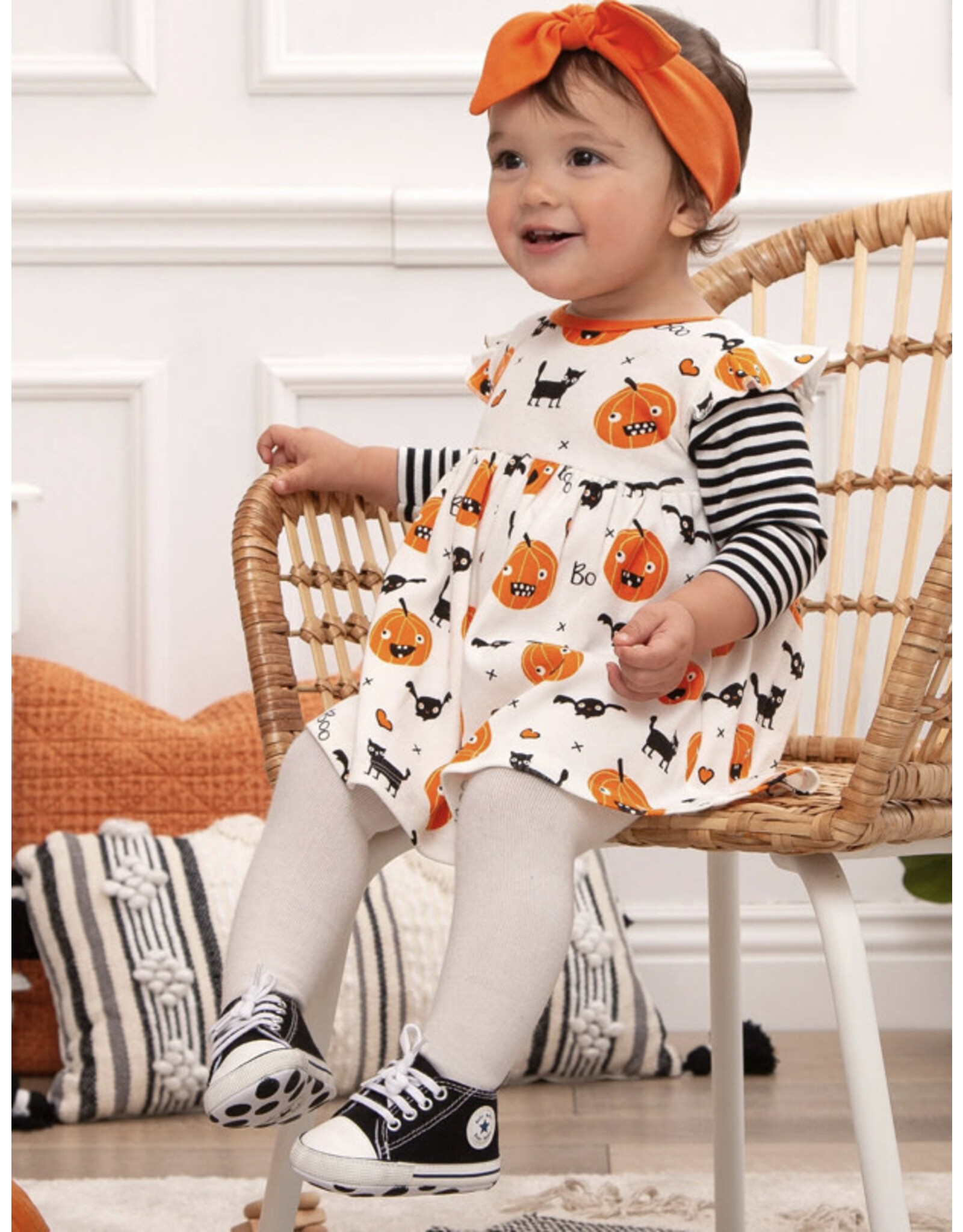 Tesa Babe Tesa Babe- Playful Pumpkins Dress