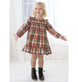 Mabel & Honey Mabel & Honey- Pumpkin Patch Woven Dress