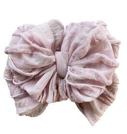 In Awe- Mauvelous Ruffle Headband