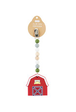 Mudpie Mud Pie- Barn Clip on Teether