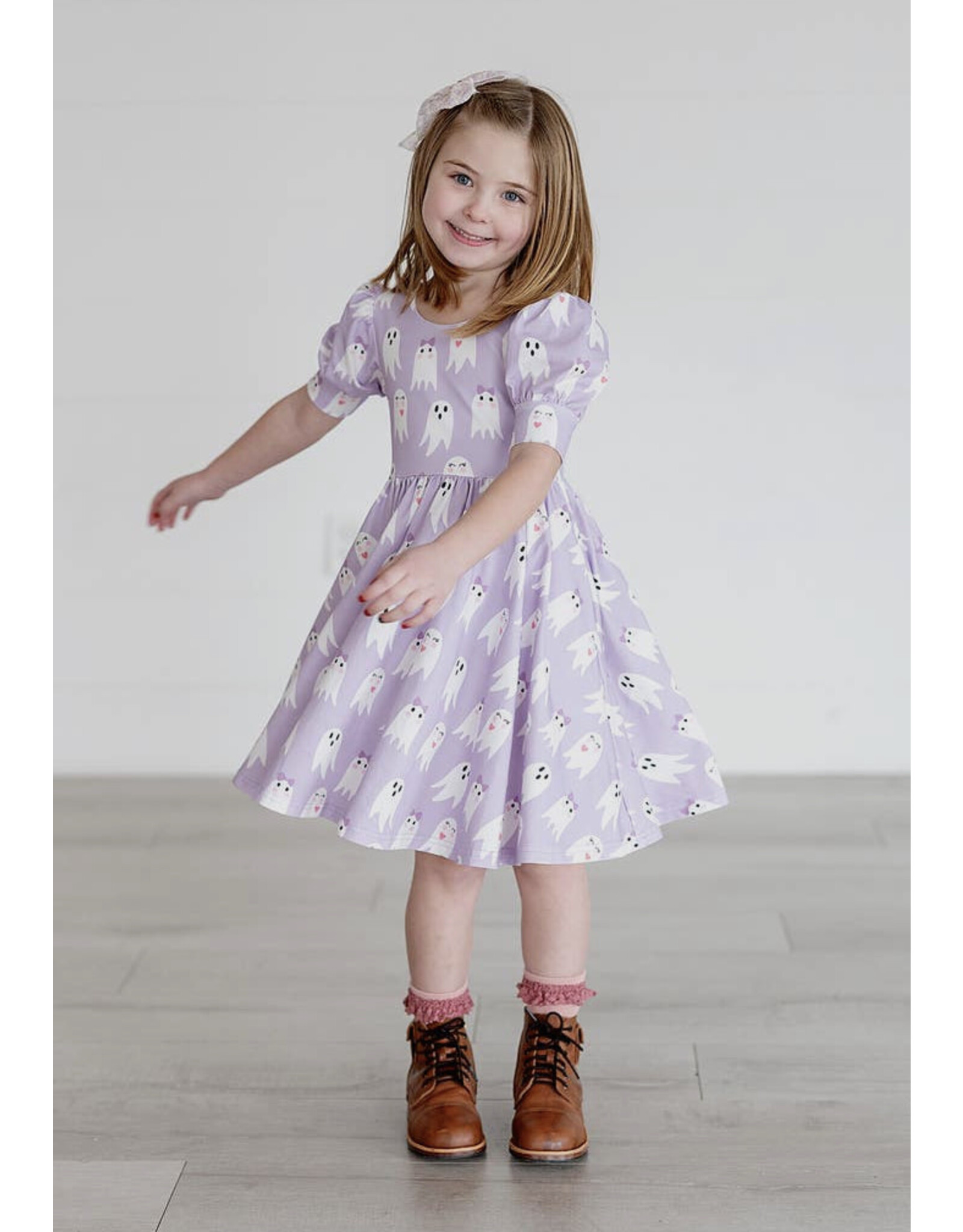 Ollie Jay Ollie Jay- Purple Dress in Girly Ghost