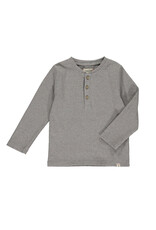 Me & Henry Me & Henry- Adams Ribbed Henley: Tan/Grey Stripe