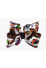 Beyond Creations Beyond Creations- 5.5" Halloween Gnome Layered Knot Bow