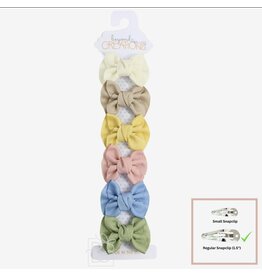 Beyond Creations Beyond Creations- 6PK 2" Toddler Anne Bow: Muted