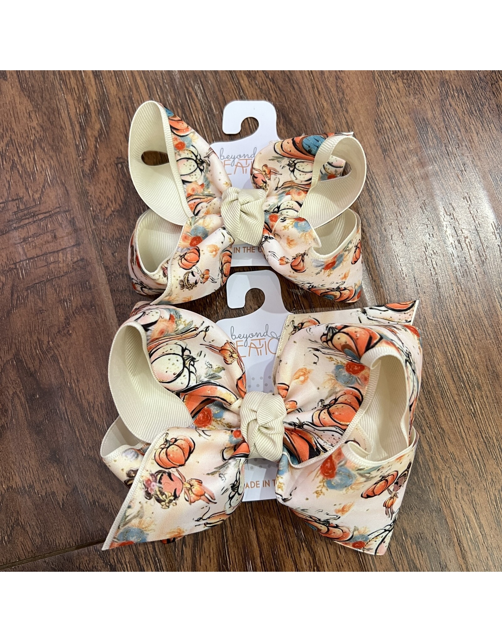 Beyond Creations Beyond Creations- Ant.White/Vintage Fall Layered Knot Bow