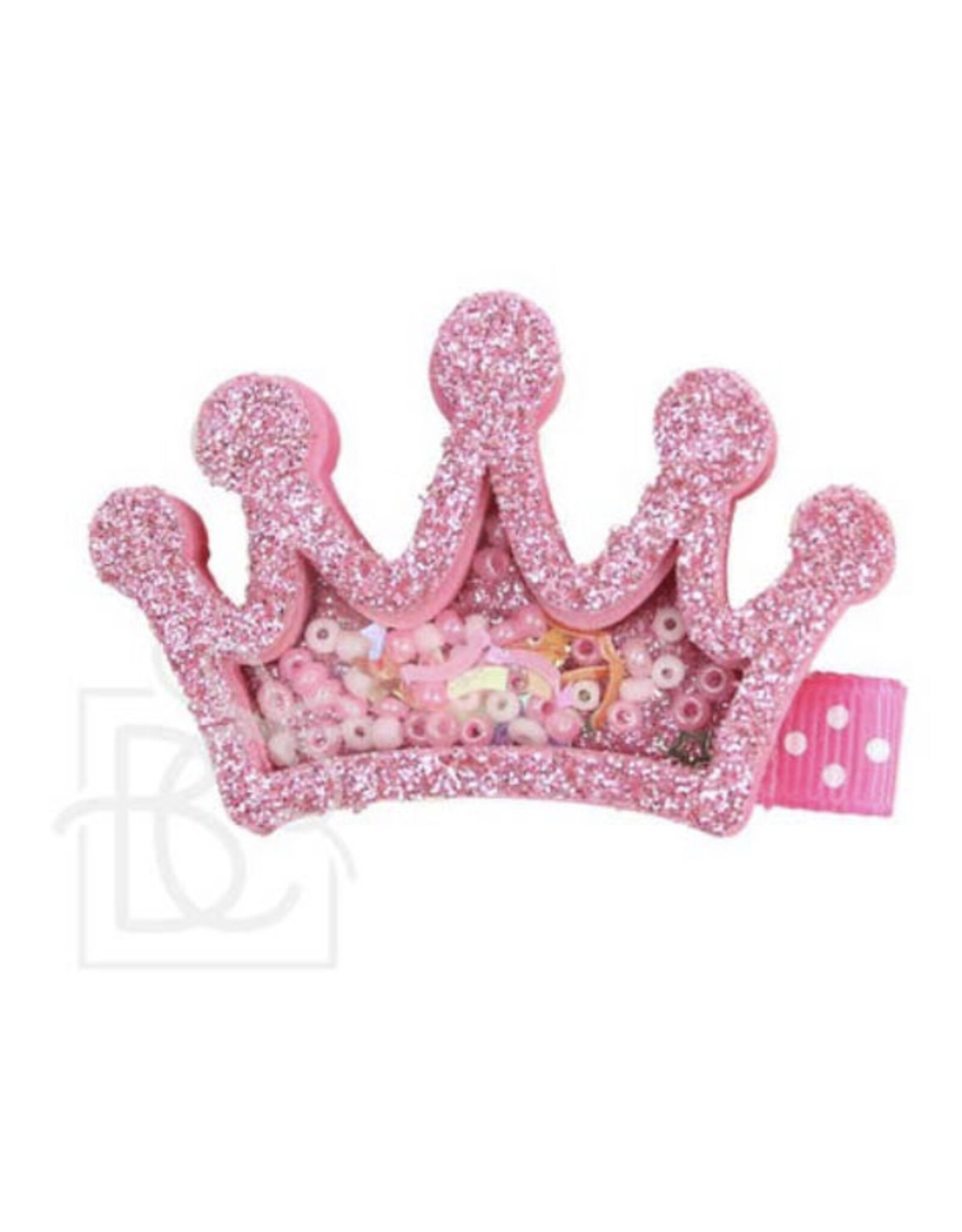 Beyond Creations Beyond Creations- Hot Pink Crown Glitter Shaker
