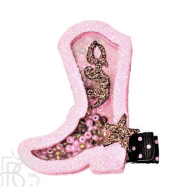 Beyond Creations Beyond Creations- Pink Cowgirl Boot Glitter Shaker