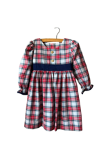 Three Sisters Three Sisters- Red Plaid Hannah Dress