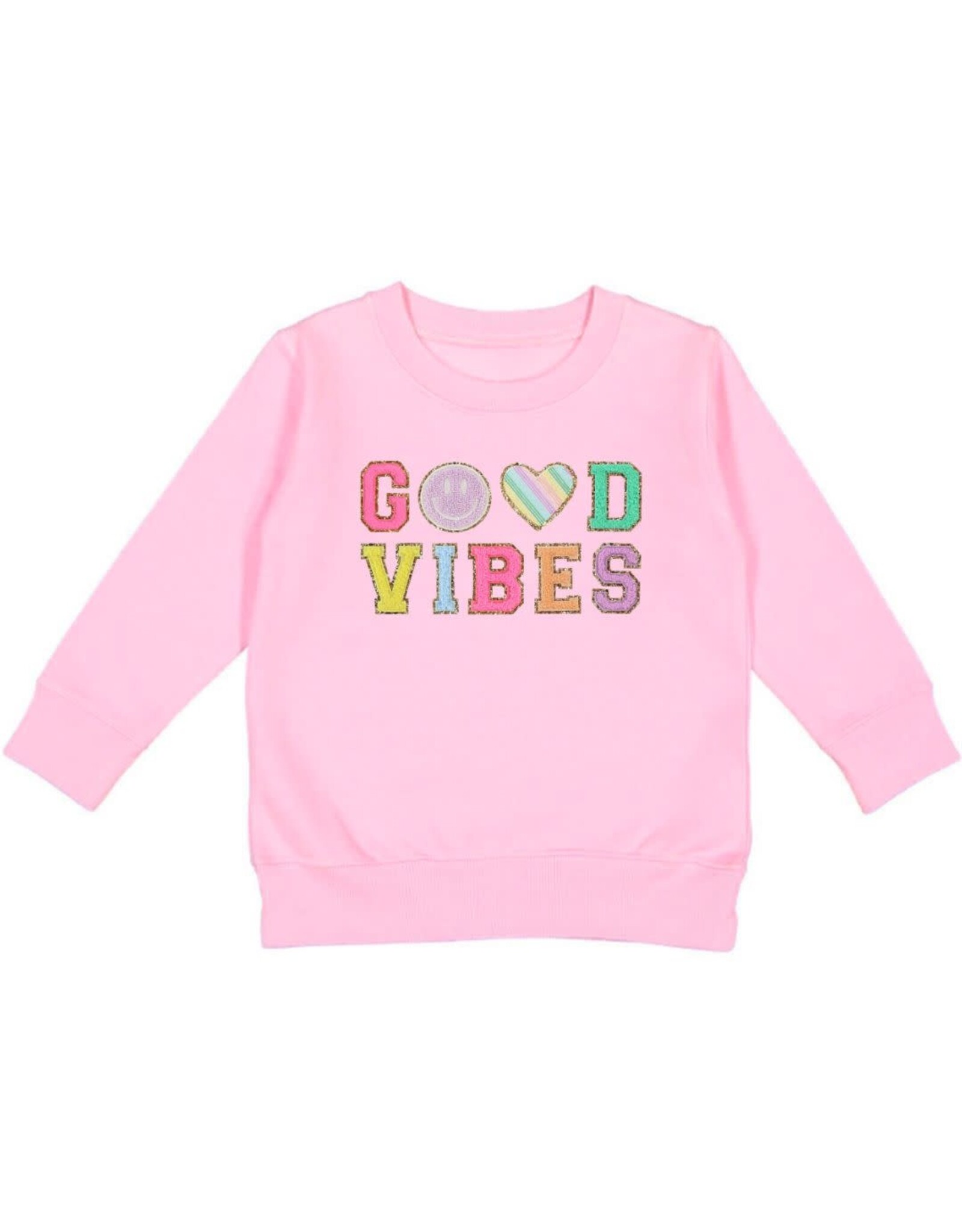 Sweet Wink- Good Vibes Patch Sweatshirt
