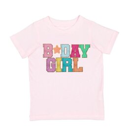 Sweet Wink- BDAY Girl Patch S/S Ballet Pink TShirt
