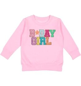 Sweet Wink- BDAY Girl Patch Sweatshirt