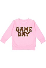 Sweet Wink- Game Day Patch Pink Sweatshirt