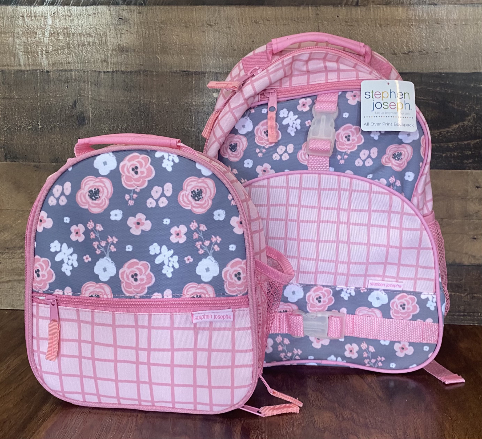 Children's All Over Print Backpack and Lunchbox Set Stephen Joseph