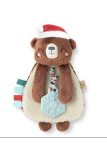 Itzy Ritzy Itzy Ritzy- Plush Lovey w/Silicone Toy: Holiday Bear