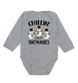 Sweet Wink- Chillin' with my Snowmies L/S Bodysuit