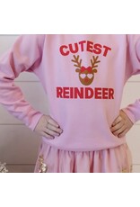 Sweet Wink- Cutest Reindeer L/S Sweatshirt