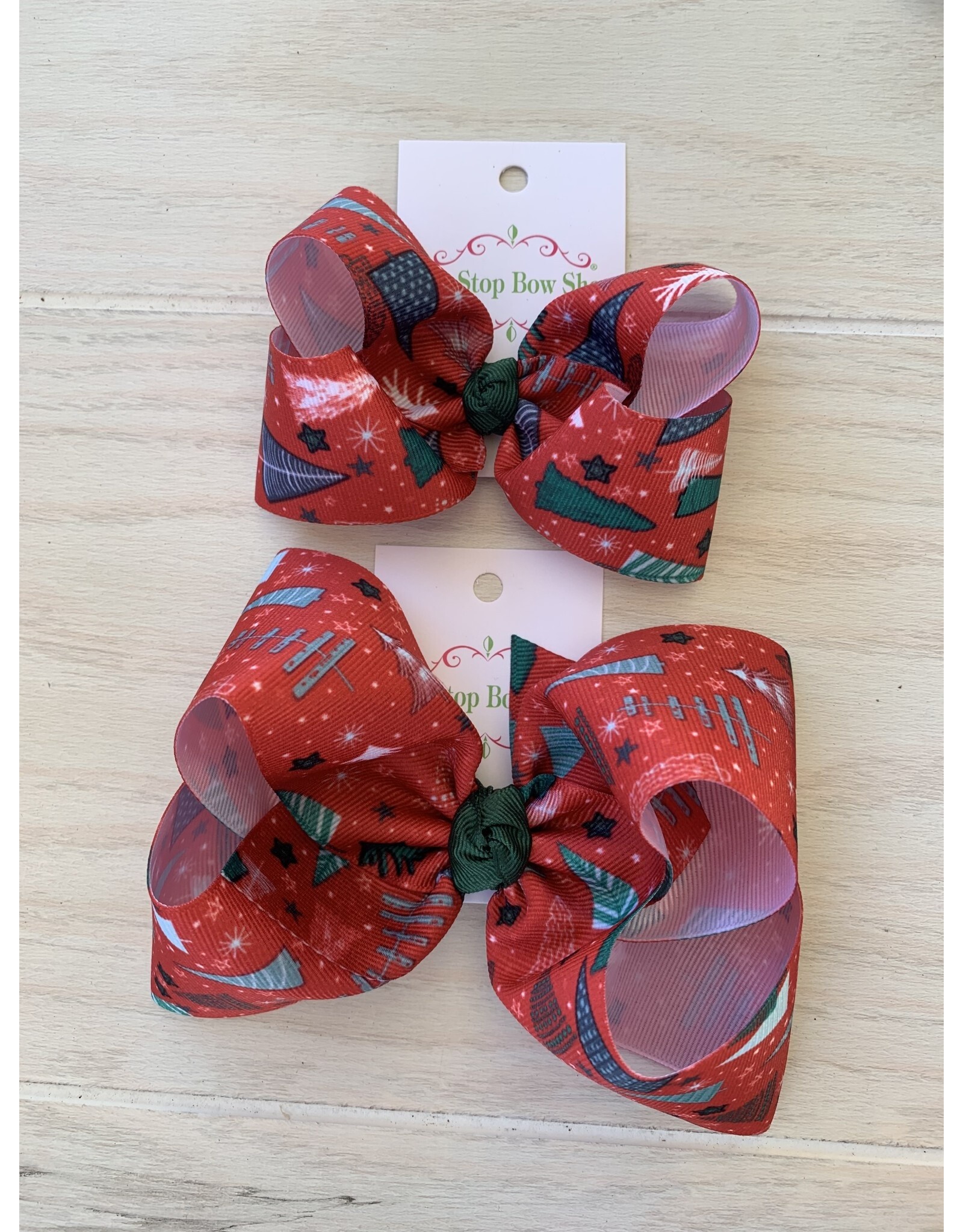 One Stop Bow Shop One Stop- MJ Holiday Tree Knot Bow