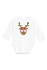 Sweet Wink- Girly Reindeer L/S Bodysuit