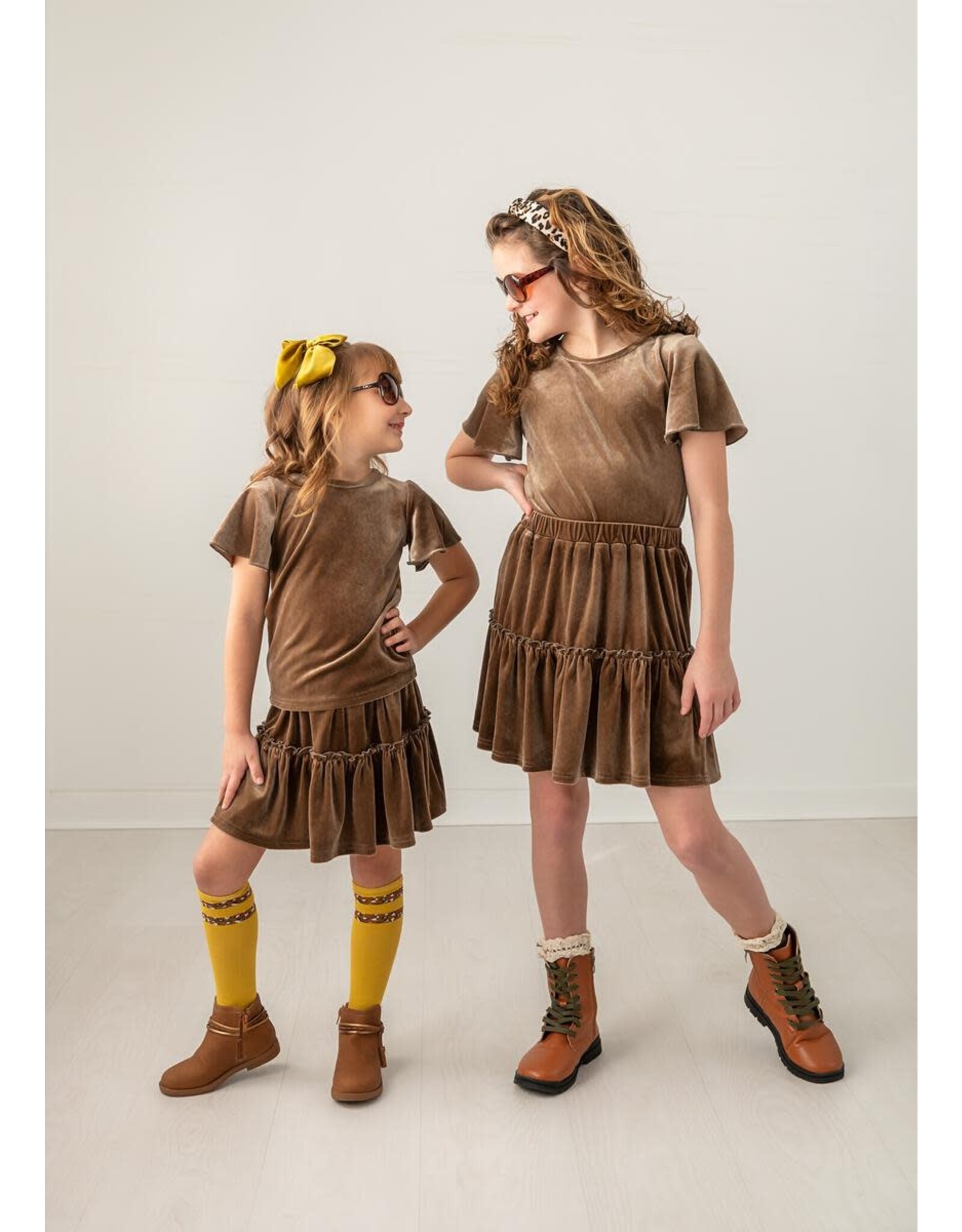 Evie's Closet Evie's Closet- Hazel Blossom Simplicity Skirt Set