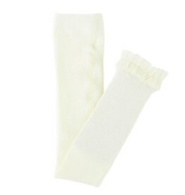 Ruffle Butts Ruffle Butts- Ivory Footless Ruffle Tights