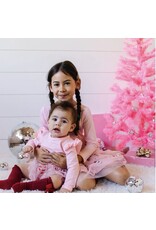 Sweet Wink Sweet Wink- Candy Cane Christmas L/S Tutu Bodysuit