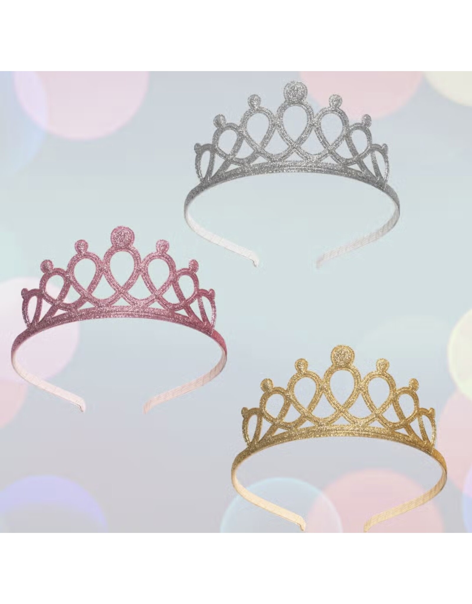 Sweet Wink- Gold Tiara Crown Headband